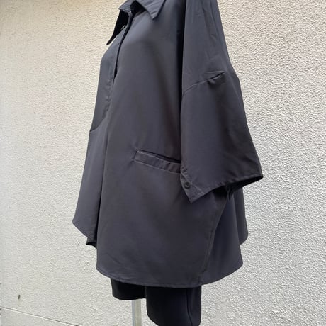Asymmetry Drape Shirt/F246