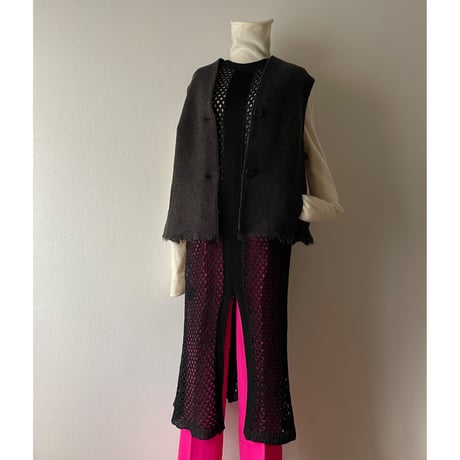 OSKA VIRGIN WOOL VEST /F226