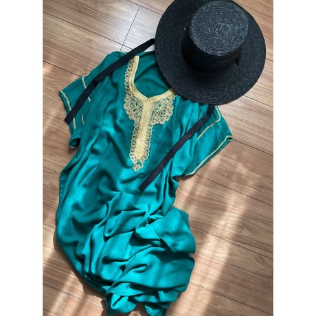 vintage ethnic  long dress    /F002