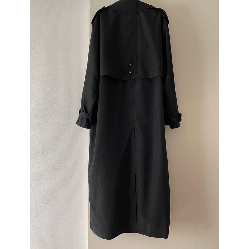 HERMES オリラグ カシゴラ混　ダークグレー ダブルブレスト ピーコート HERMES オリラグ カシゴラ混 ダークグレー ダブルブレスト