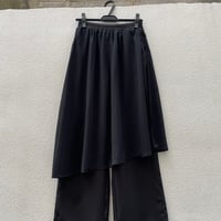 Layered Drape Wide Pants/F262