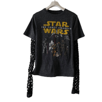 mesh long sleeve tops　/F072
