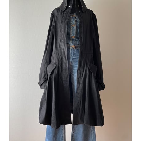GILANI balloon zip up  coat  /F184