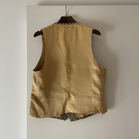 Vintage Jacquard Pattern Vest/F283