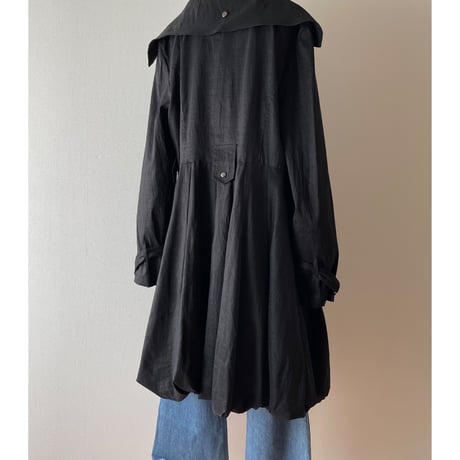 GILANI balloon zip up  coat  /F184