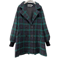 SPENCER DOUGLAS Check half coat/F193
