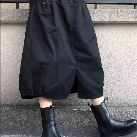 cocoon nylon skirt/F250