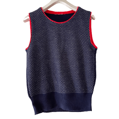 Vintage Knit Vest /F162