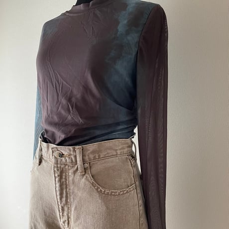 Sheer Smoke gradation Top/F276