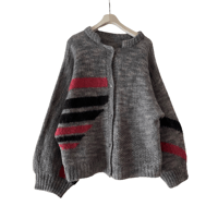 Handknit  vintage balloon sleeve /F168