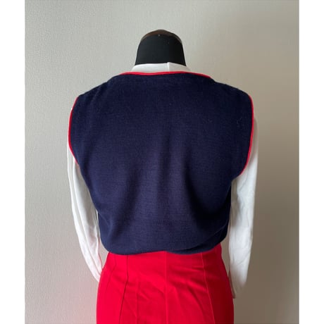 Vintage Knit Vest /F162