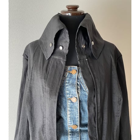 GILANI balloon zip up  coat  /F184