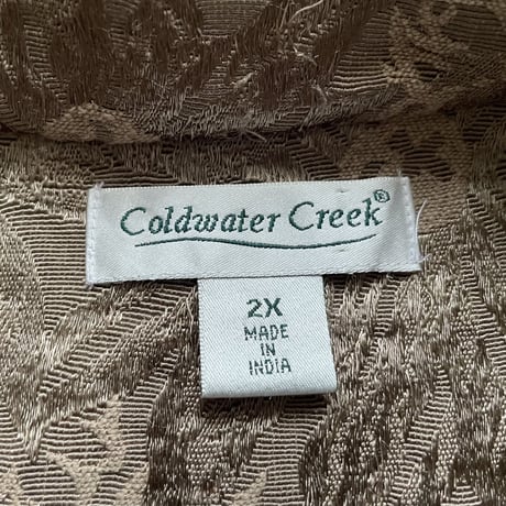 vintage Jacquard stand collar Flower Jacket　/F017