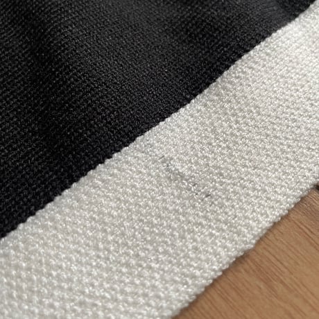 2Way Bicolor Knit Shoulder Tops/F273