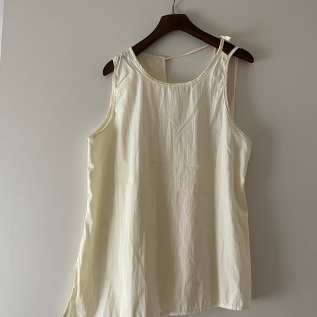 Back Open Nylon Sleeveless Top/F282