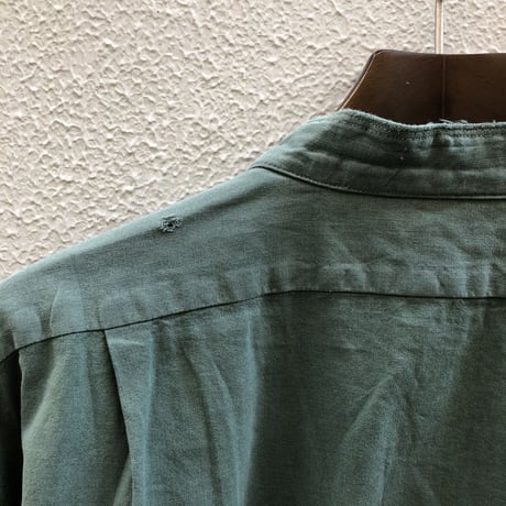 ヨーロッパ製　ヴィンテージ スイス軍　グランパシャツ　/F041