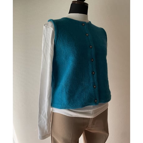 Pierrecardin  wool knit vest /F190