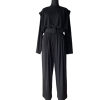 80's Liz Claiborne 　Power shoulder jumpsuit /F125