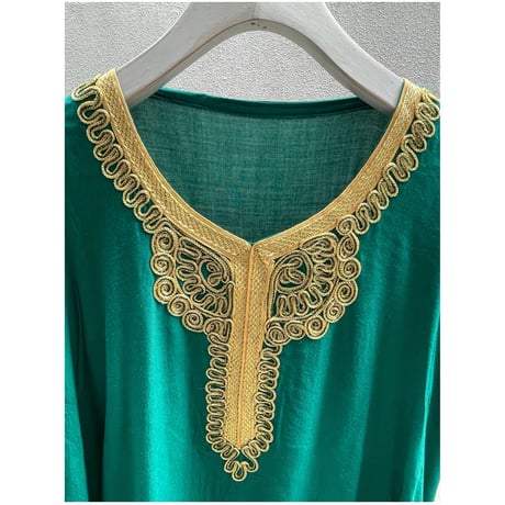 vintage ethnic  long dress    /F002