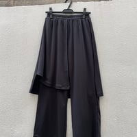 Half Rap Layered Cropped Pants/F263