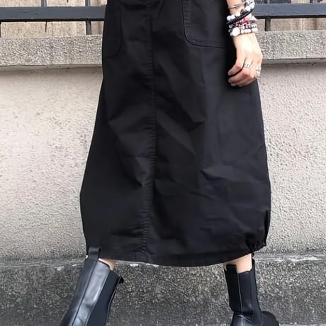 cocoon nylon skirt/F250