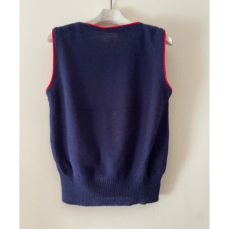 Vintage Knit Vest /F162