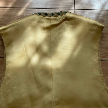 Vintage Jacquard Pattern Vest/F283