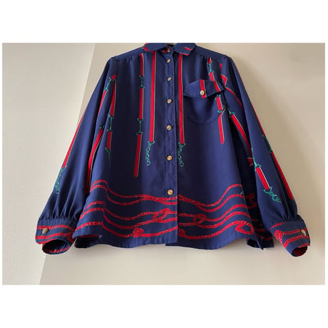 MELISA old chain blouse　/F066