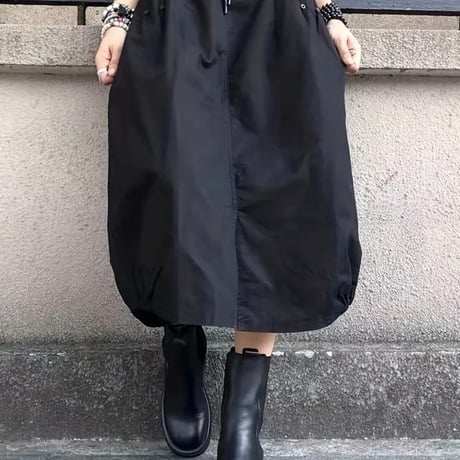 cocoon nylon skirt/F250