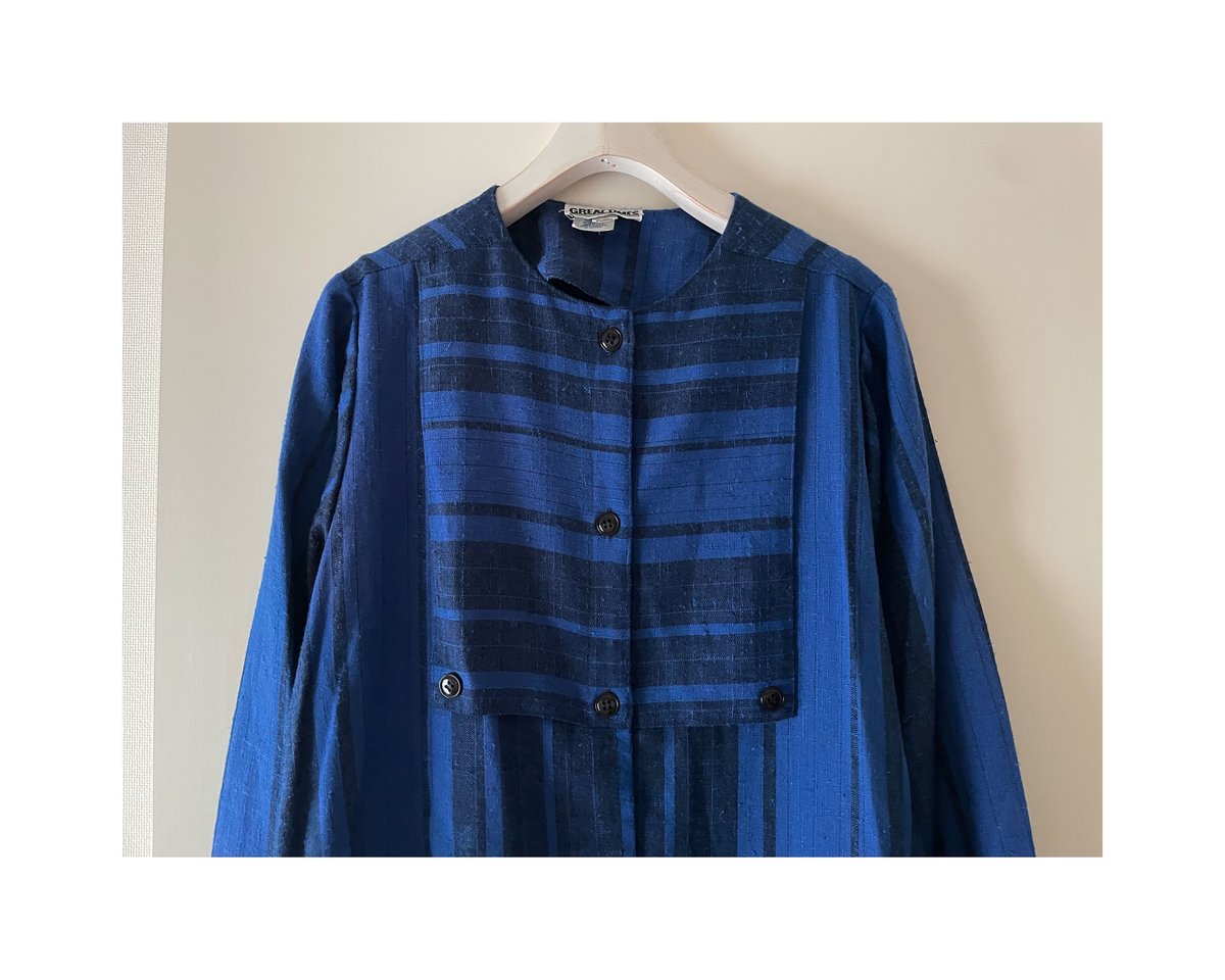 70's USA vintage UNION MADE ILGWU Stripe dress