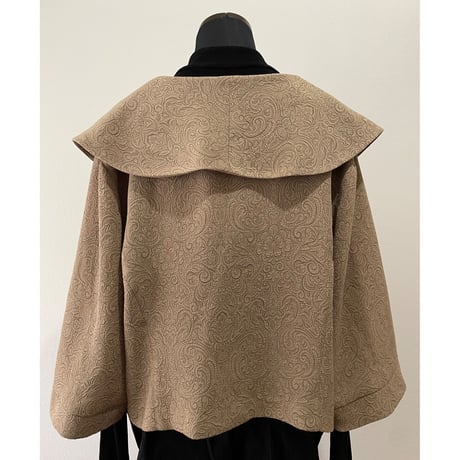 DORBY jacquard big collar jacket/F244