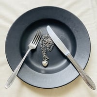 マンテルハートチェーンネックレス