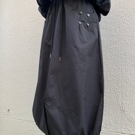 cocoon nylon skirt/F250