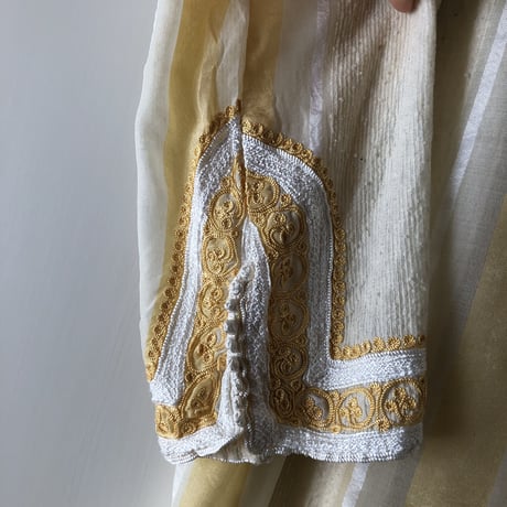 アラビアヴィンテージ刺繍ロングワンピース　/F210