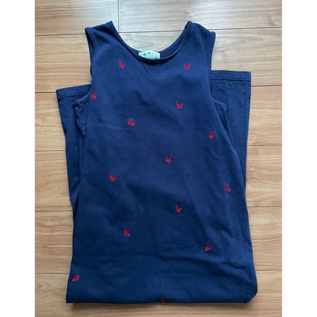 THE QUACKER FACTORY anchor cotton  dress /F122