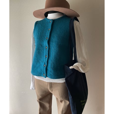 Pierrecardin  wool knit vest /F190