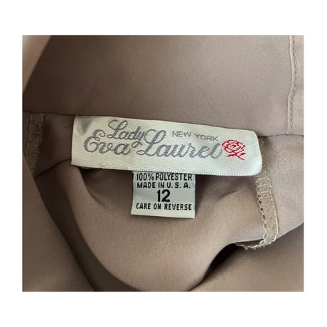 VINTAGE '60s LADY EVA LAUREL NEW YORK blouse　/F057