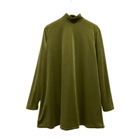 T.H.Y.M.E　velours turtleneck pullover /F204