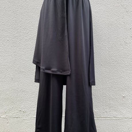 Half Rap Layered Cropped Pants/F263