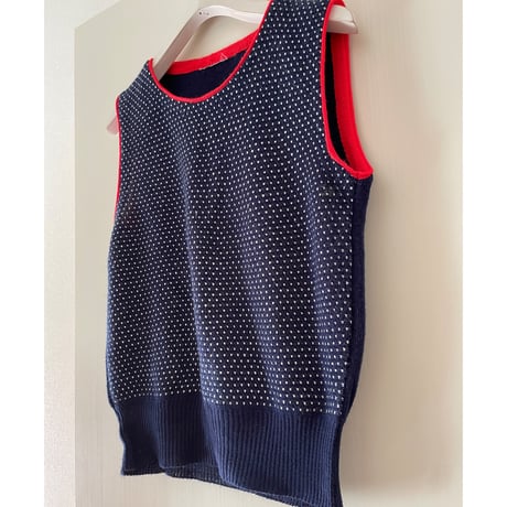 Vintage Knit Vest /F162