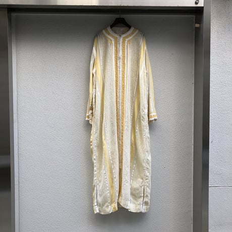 アラビアヴィンテージ刺繍ロングワンピース　/F210