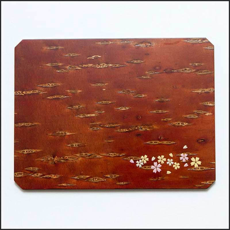 角館のかばい細工　桜皮細工 桜皮細工 マウスパット 桜（樺細工） | 角館桜皮細工センター