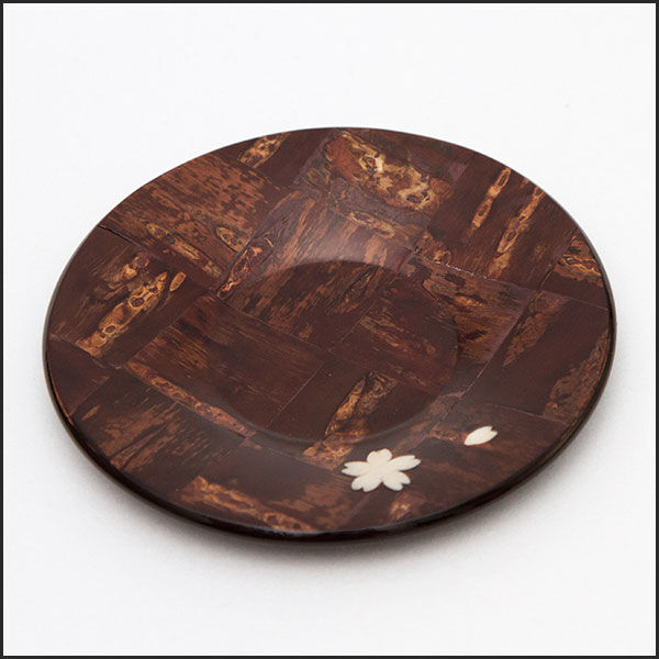 トレー 高級感 2枚 秋田 角館 樺細工 市松模様 桜 桜皮 トレー 高級感