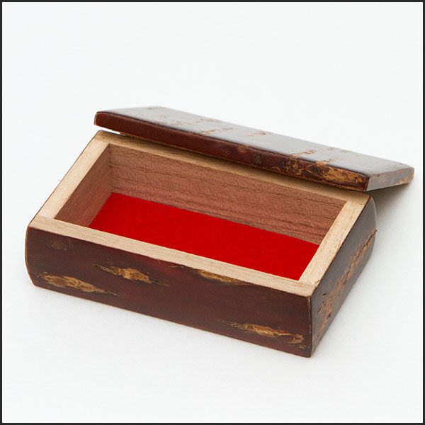 桜皮細工 楊枝入れ（樺細工）当店オリジナル商品 | 角館桜皮細工センター