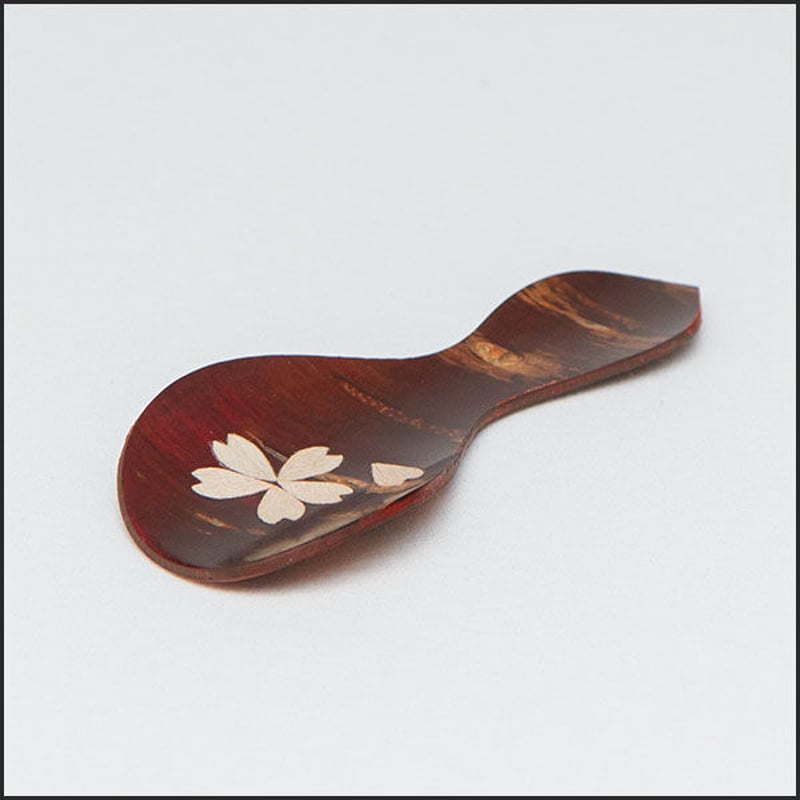 桜皮細工 総皮茶筒 無地小と茶さじセット(樺細工) | 角館桜皮 桜皮細工 総皮茶筒 無地小と茶さじセット(樺細工) | 角館桜皮