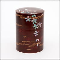 桜皮細工 棗 （中蓋付き）（樺細工） | 角館桜皮細工センター