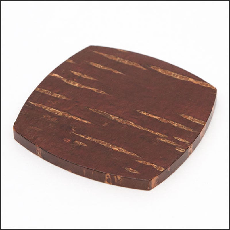 桜皮細工 急須台 メッシュ（樺細工） | 角館桜皮細工センター