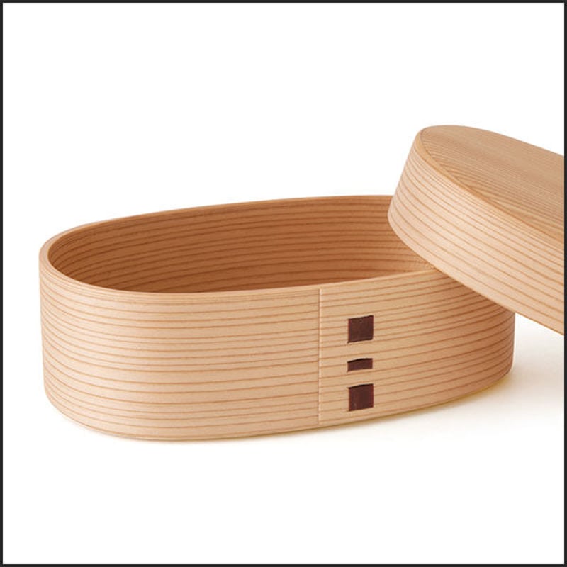 曲げわっぱ 親子弁当（大） | 角館桜皮細工センター