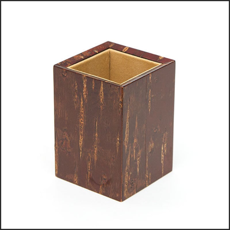 桜皮細工 ペンスタンド 春秋（樺細工） | 角館桜皮細工センター