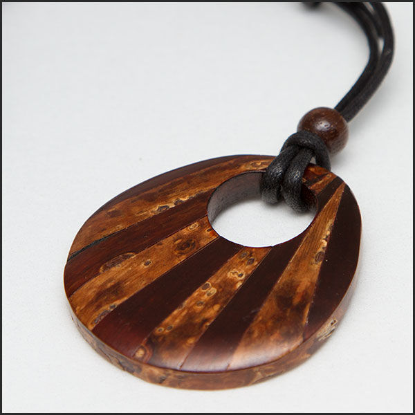 秋田角館　樺細工　メガネ・時計ケース 桜皮細工 メガネホルダー（ペンダント）（樺細工）当店オリジナル商品